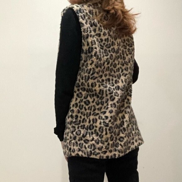 CALVIN KLEIN Vest Animal Prints Leopard Teddy Bear XS - Picture 7 of 7